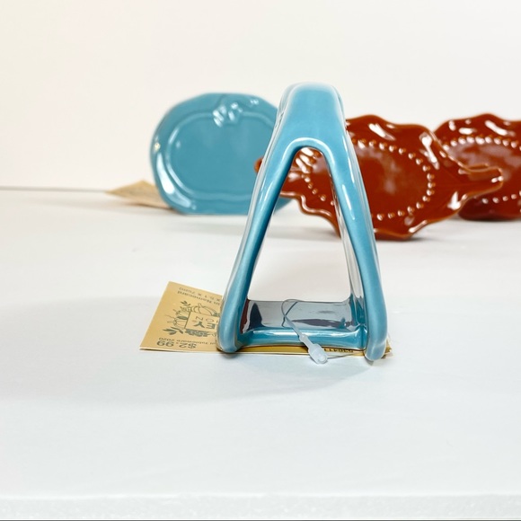 Robert Stanley Leaf Pumpkin Napkin Holders 4 - Picture 3 of 5